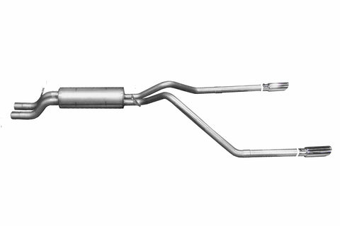 Cat-Back Dual Split Exhaust System, Stainless (Dual)