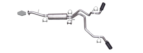 Black Elite Cat-Back Dual Extreme Exhaust System, Stainless (Dual)