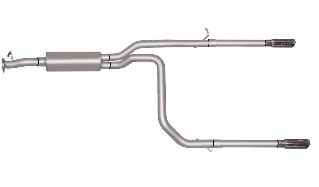 Cat-Back Dual Split Exhaust System, Stainless (Dual)