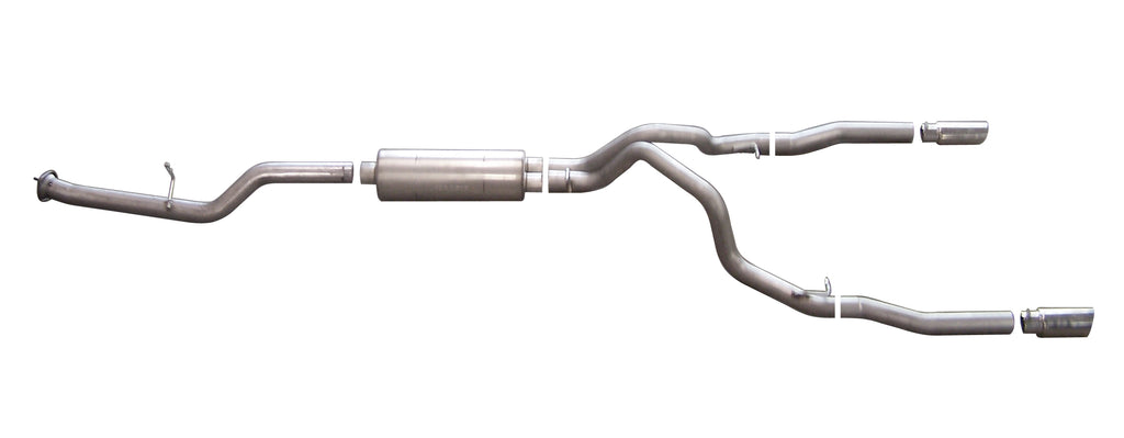 Cat-Back Dual Split Exhaust System, Stainless (Dual)