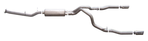 Cat-Back Dual Split Exhaust System, Stainless (Dual)