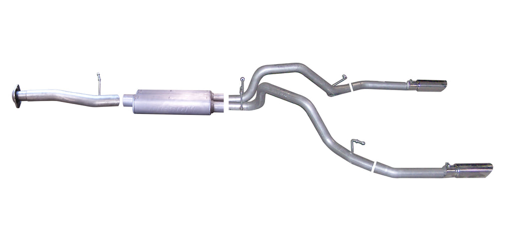 Cat-Back Dual Split Exhaust System, Stainless (Dual)