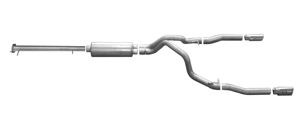 Cat-Back Dual Split Exhaust System, Stainless (Dual)