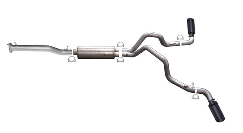 Black Elite Cat-Back Dual Extreme Exhaust System, Stainless (Dual)