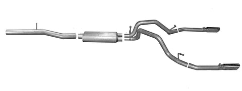 Cat-Back Dual Split Exhaust System, Stainless (Dual)