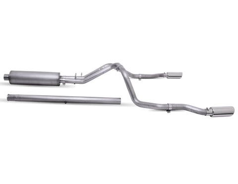 Cat-Back Dual Split Exhaust System, Stainless (Dual)