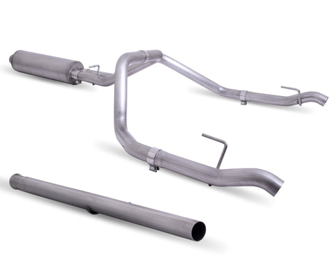 Cat-Back Dual Split Exhaust System, Stainless (Dual)