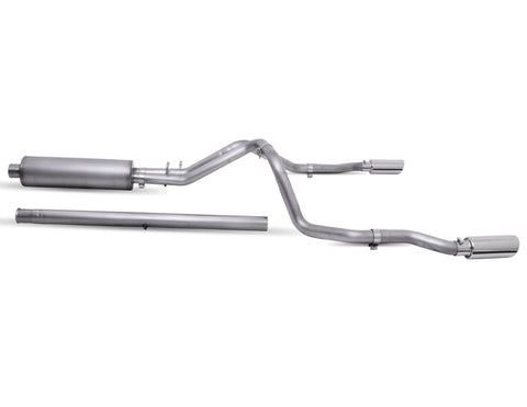 Cat-Back Dual Split Exhaust System, Stainless (Dual)