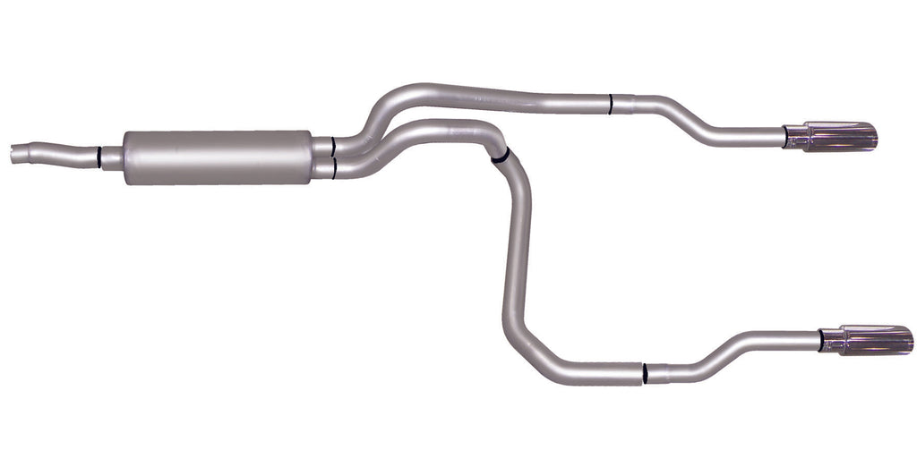 Cat-Back Dual Split Exhaust System, Stainless (Dual)