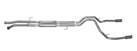 Black Elite Cat-Back Dual Split Exhaust System, Stainless (Dual)