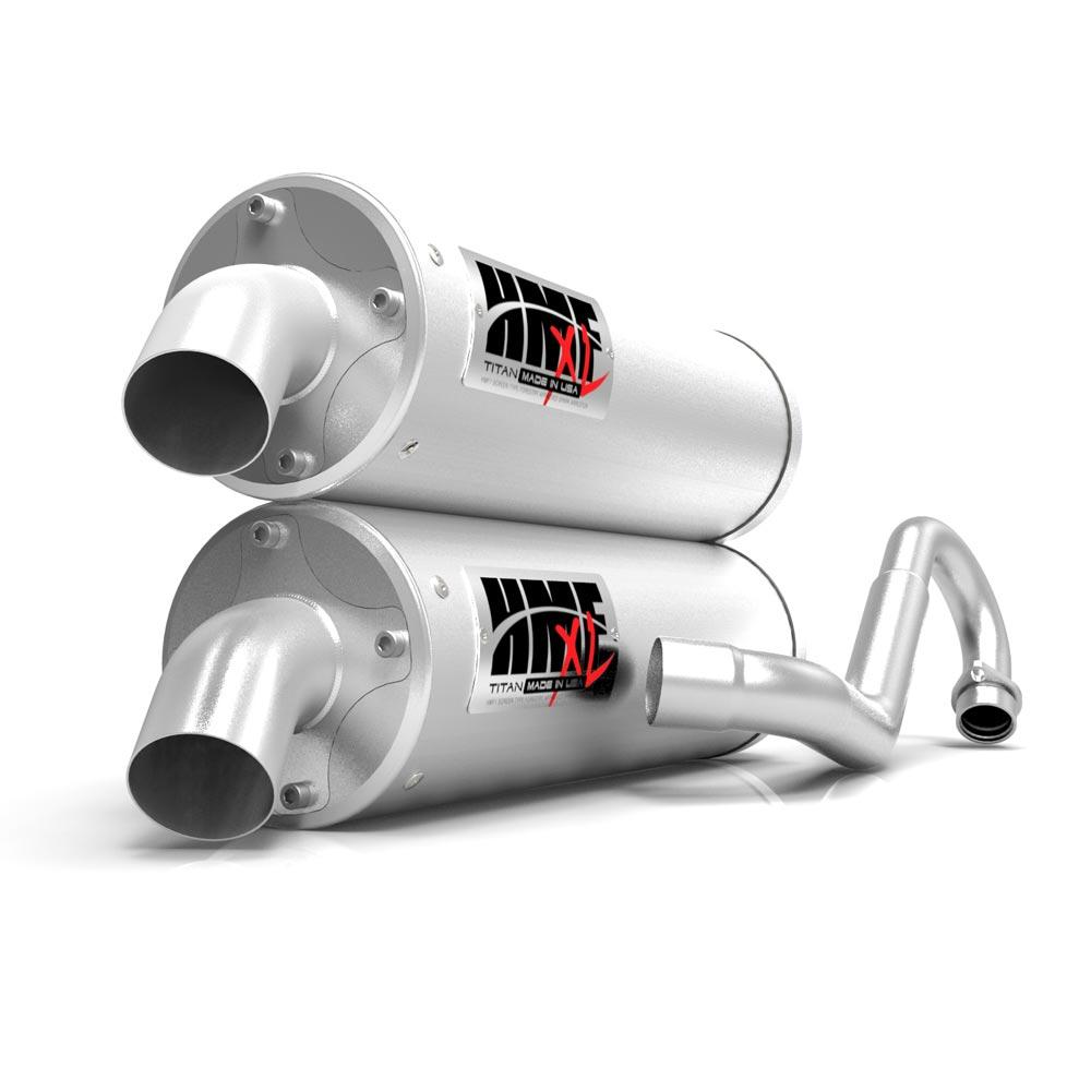 HMF Racing Polaris RZR XP/4 Turbo/S- Titan-XL-Series Dual Slip On 16-21