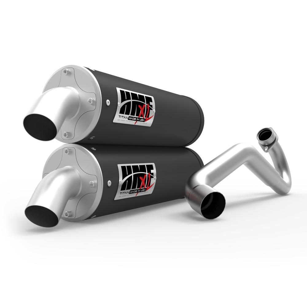 HMF Racing Polaris RZR XP/4 Turbo/S- Titan-XL-Series Dual Slip On 16-21