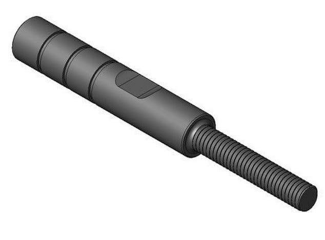 Quick Shifter Replacement Male/Female m6 Shift Rod C (Black anodized Aluminium)
