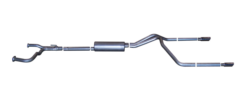Cat-Back Dual Split Exhaust System, Aluminized (Dual)