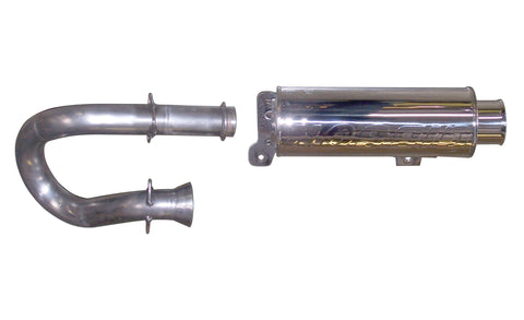 Yamaha UTV Single Exhaust System, Stainless (Single)