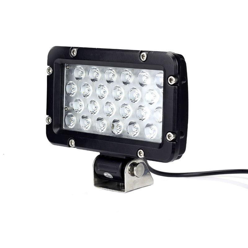 Aftershock Series LED Work Light 7.5inch - 24W - Black - Warranty Killer Performance