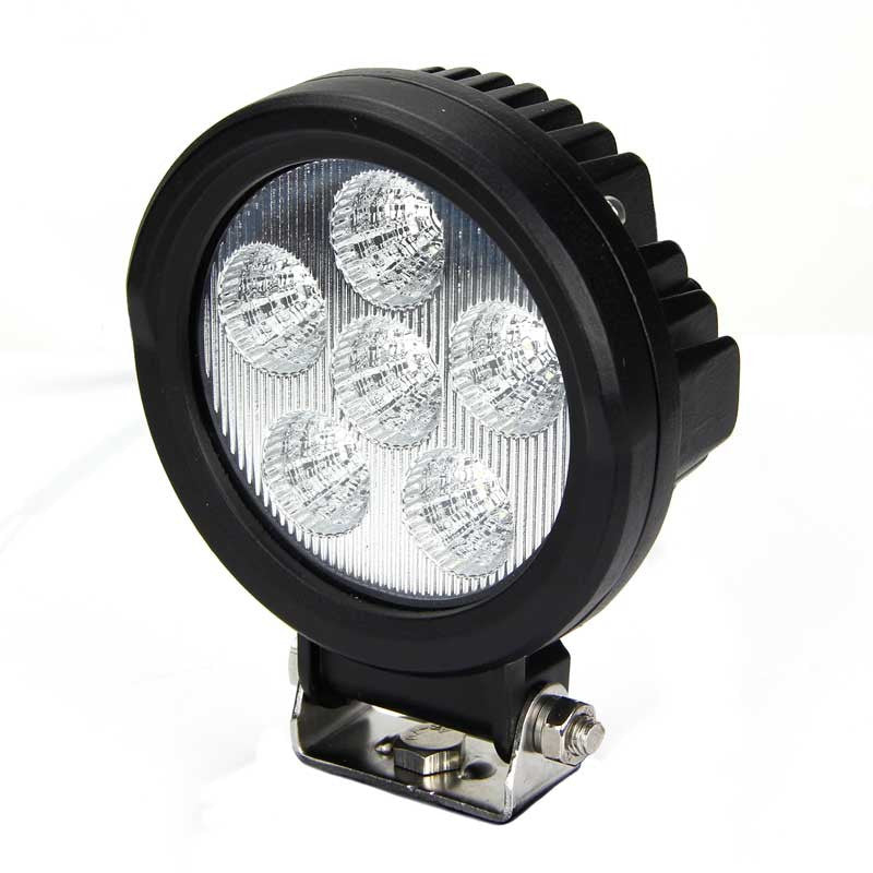 Aftershock Series LED Work Light 4inch - 18W - Food Beam - Black - Warranty Killer Performance