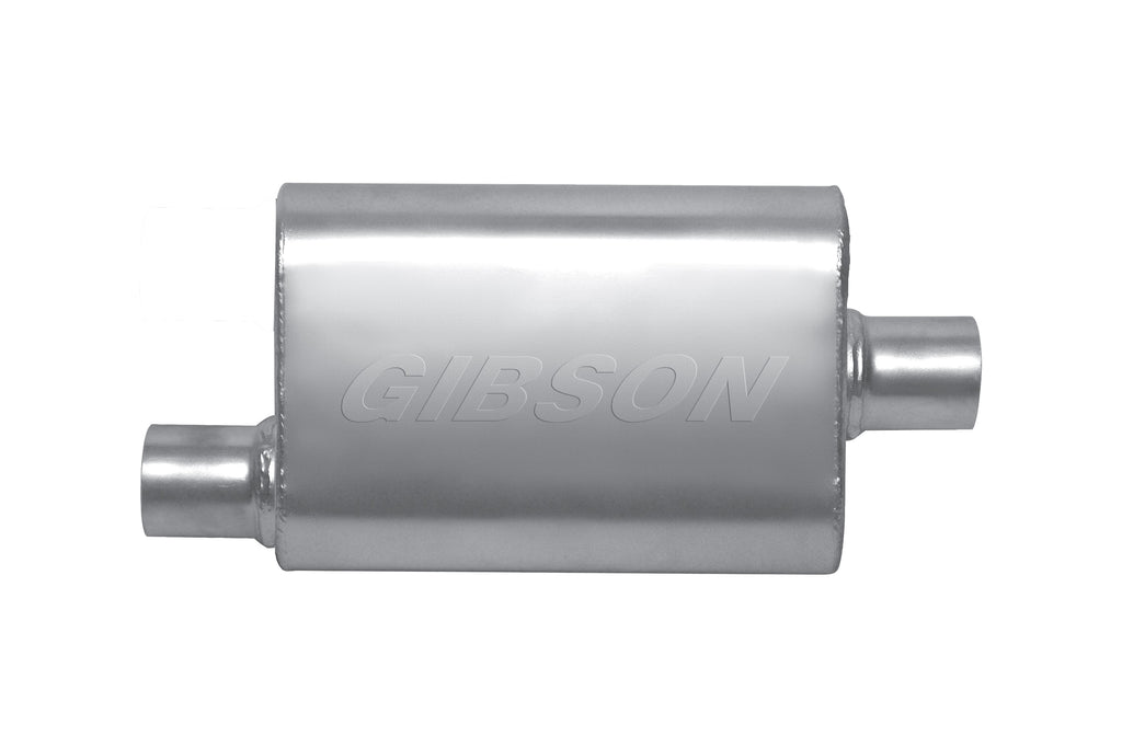 MWA Offset/Center Oval Muffler, Stainless (Single)