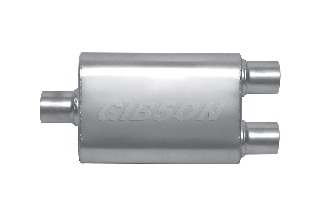 MWA Center/Dual Oval Muffler, Stainless (Dual)