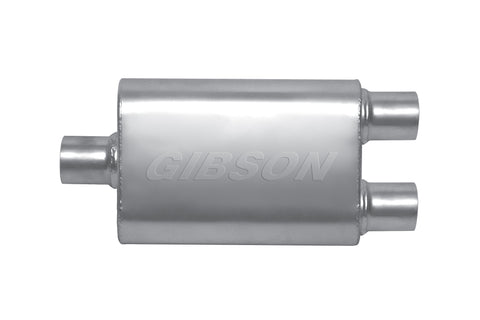 MWA Center/Dual Oval Muffler, Stainless (Dual)