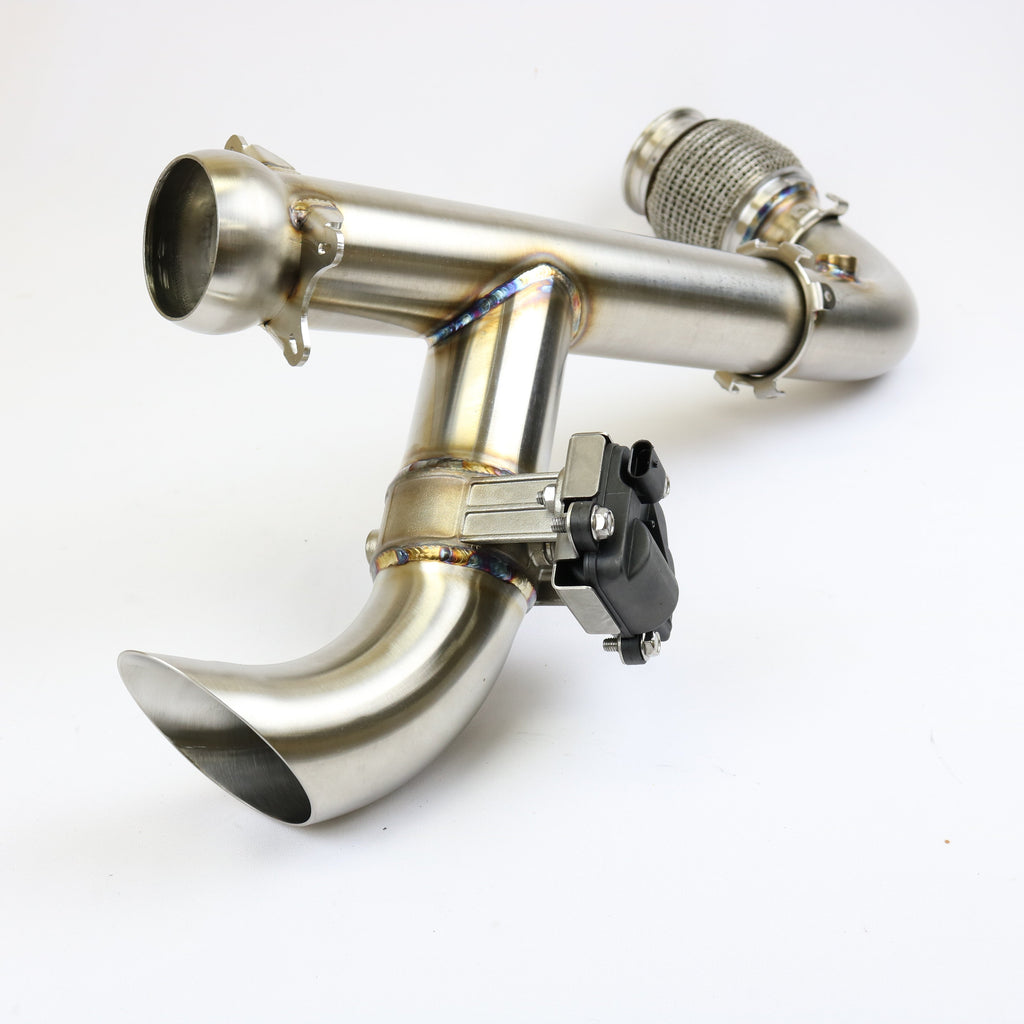 Can Am Maverick X3 "SHOCKER" Electric Side Dump Race Bypass Pipe
