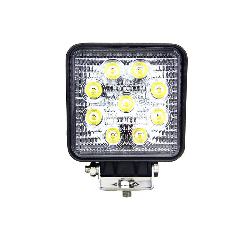 Fracture Series LED Work Light 4inch - 27W - Flood Beam Warm - Black - Warranty Killer Performance