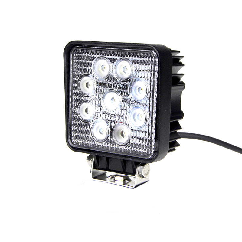 Fracture Series LED Work Light 4inch - 27W - Flood Beam Warm - Black - Warranty Killer Performance