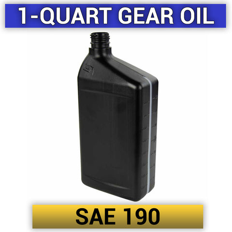 1-Quart of SAE 190 Gear Oil