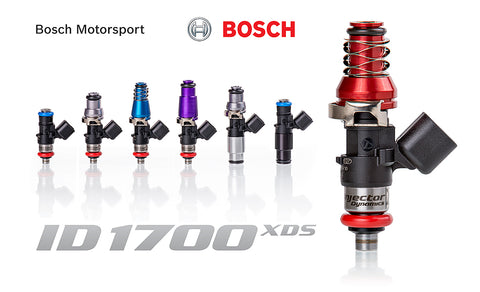 ID1700-XDS, for Subaru BRZ / FA20 2.0L applications. 11mm machined top, WRX-16B bottom adapters. Set of 4.