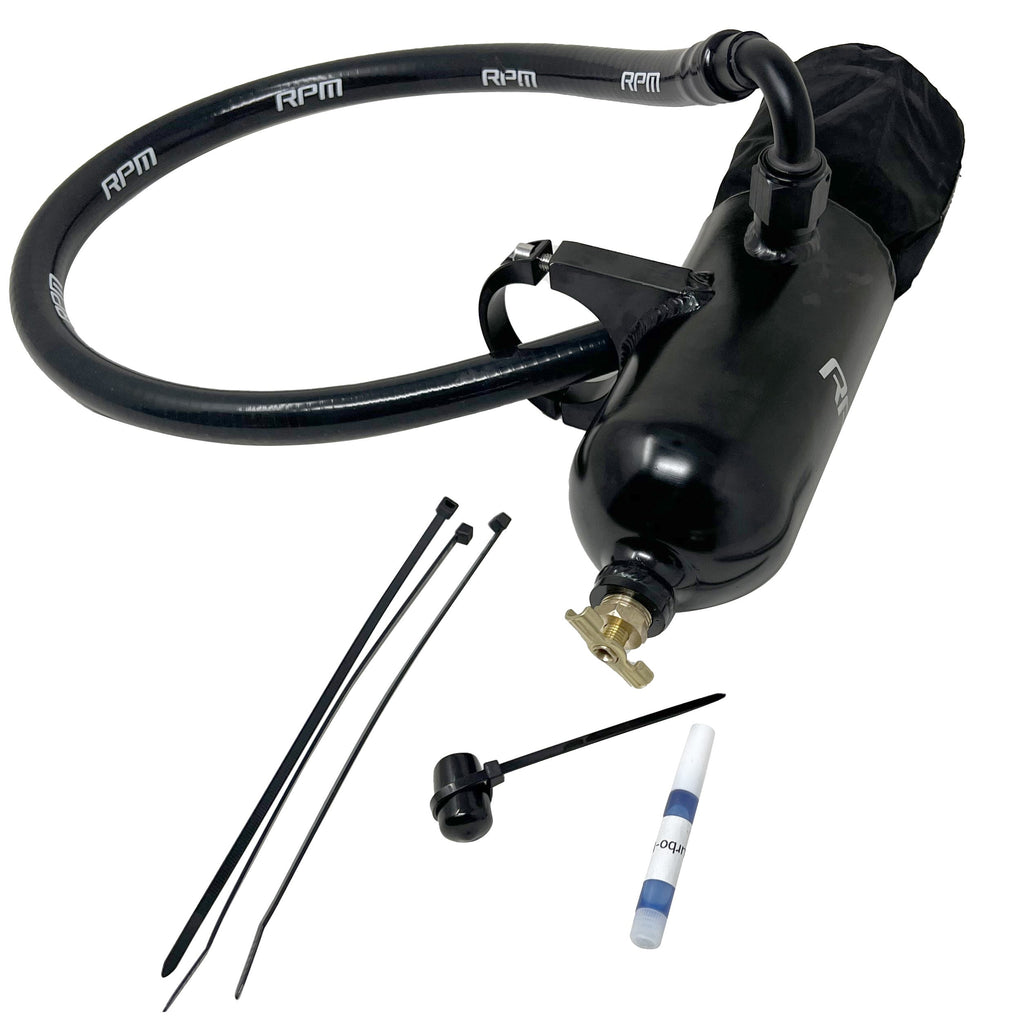 RPM SxS Dual Baffle Polaris Pro R (4 Cyl) Oil Catch Can
