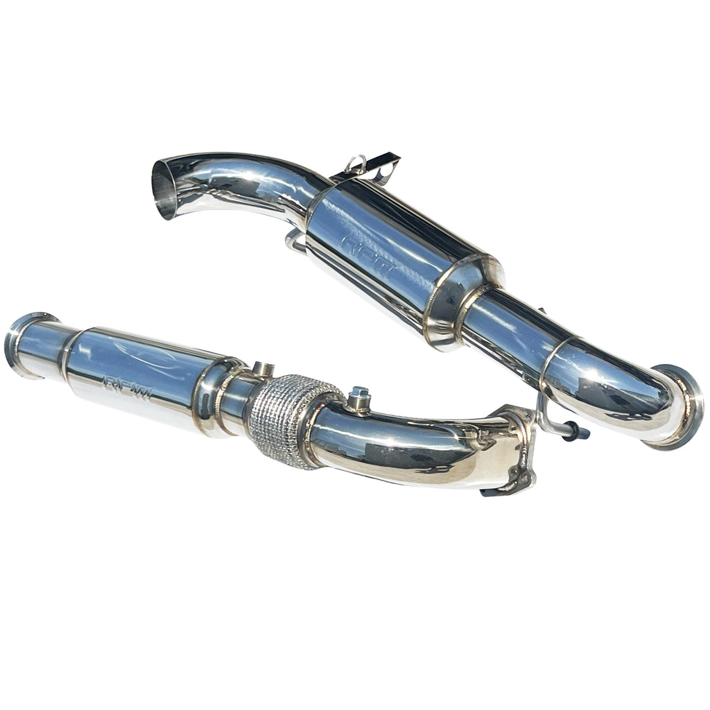 RZR Pro XP & Turbo R FULL 3" Exhaust ~ RPM Monster Core 3" Muffler & Mid Pipe