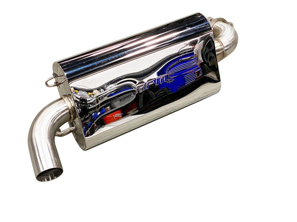 2020-2023 Polaris RZR PRO XP Turbo Sport Muffler, Slip-On Catless Sport Muffler