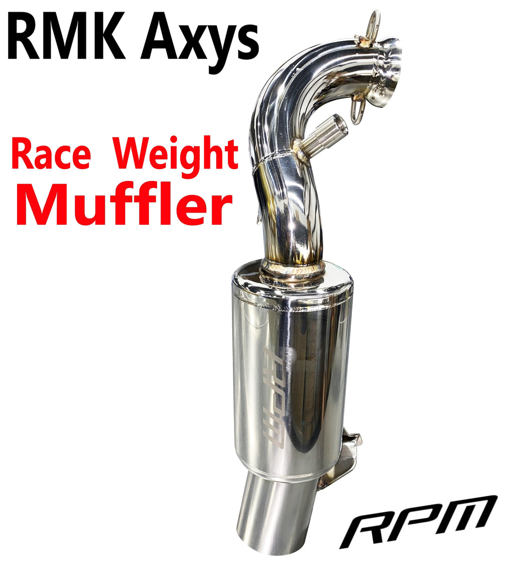 RPM Stainless Steel Race Weight Muffler Polaris RMK AXYS 850 2019-2023