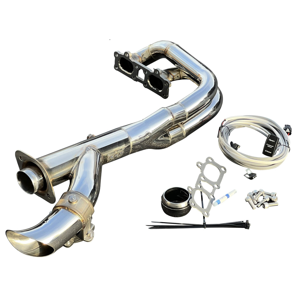 RPM-SxS Polaris General 1000 2.5" E-valve Captain's Choice Side Dump Exhaust