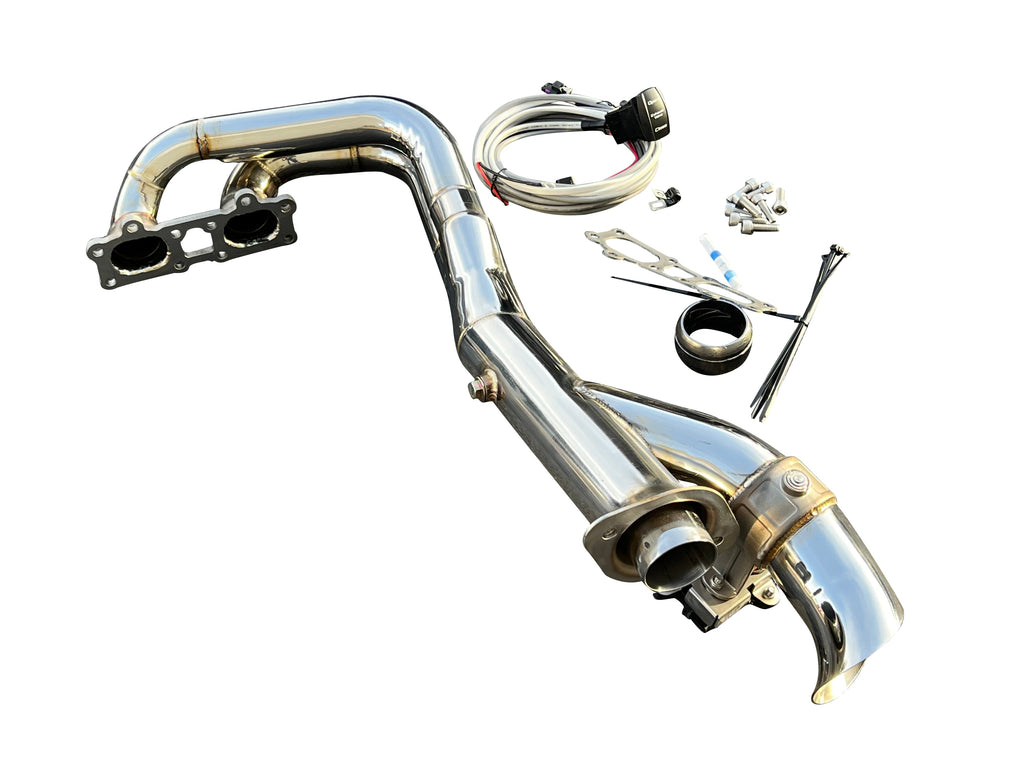 RPM-SxS Polaris General 1000 2.5" E-valve Captain's Choice Side Dump Exhaust