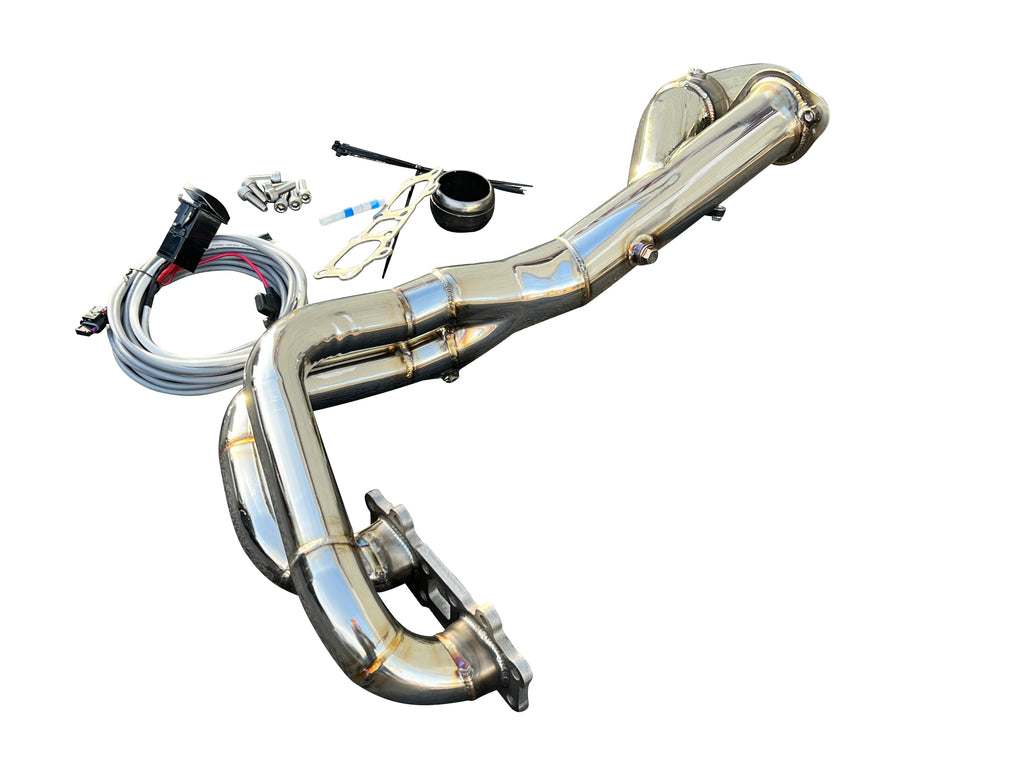 RPM-SxS Polaris General 1000 2.5" E-valve Captain's Choice Side Dump Exhaust