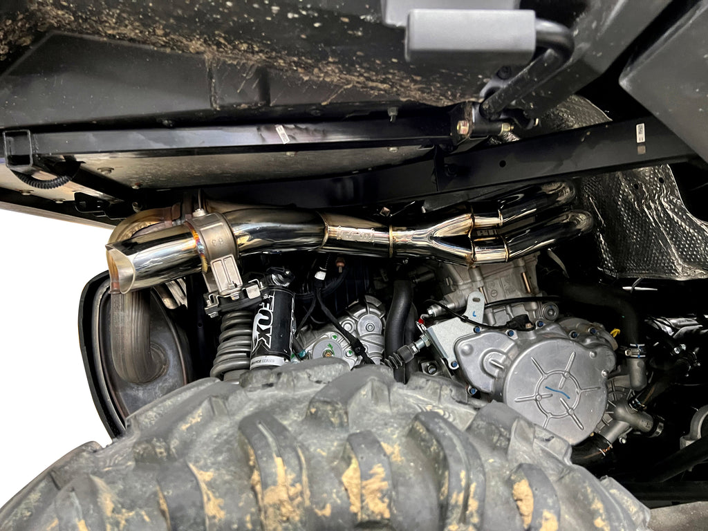RPM-SxS Polaris General 1000 2.5" E-valve Captain's Choice Side Dump Exhaust
