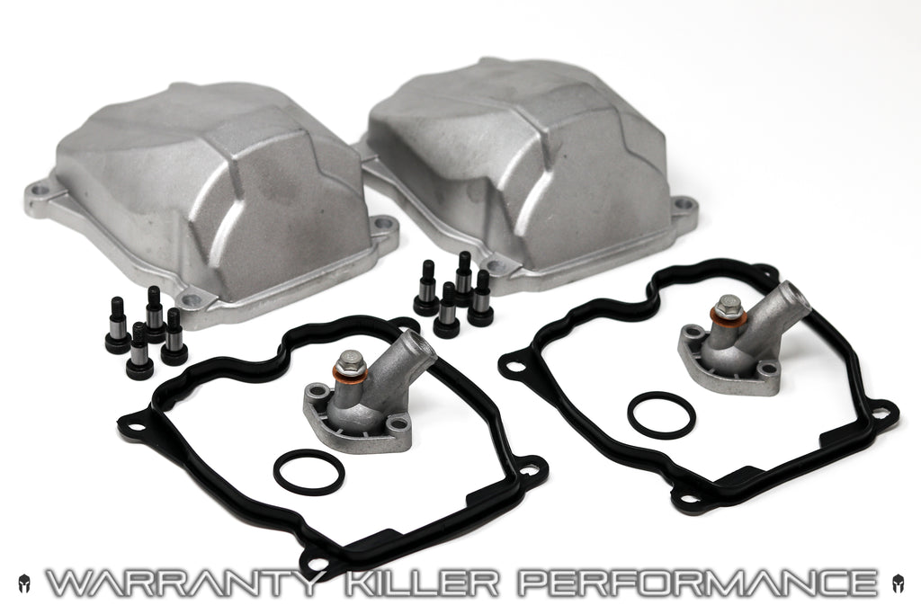 Can Am Aluminum Valve & Thermostat Cover/Gasket Kit