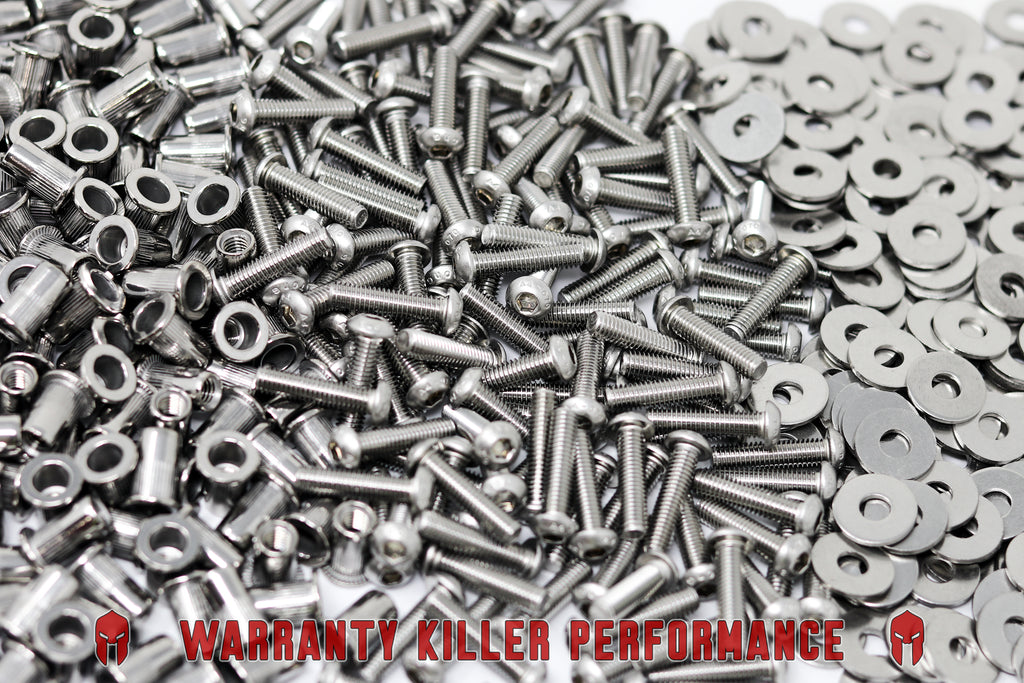 Can Am Maverick Sport Skid Plate Rivet to Bolt Conversion Kit