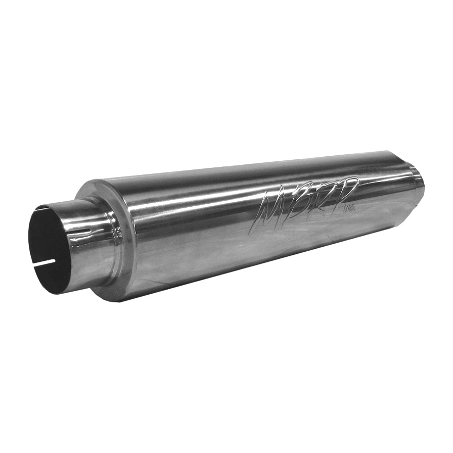 T409 Stainless Steel Muffler 4"  Inlet /Outlet 24"  Body 30"  Overall