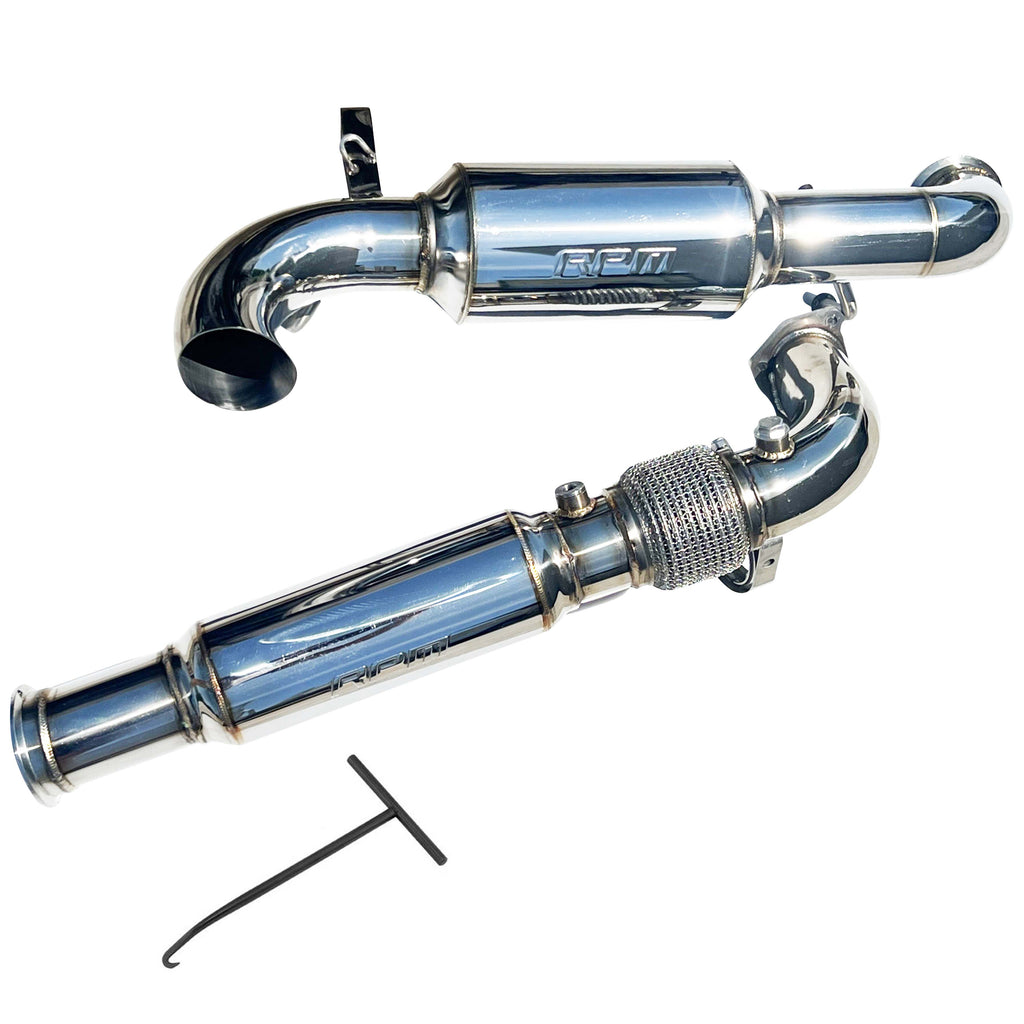 RZR Pro XP & Turbo R FULL 3" Exhaust ~ RPM Monster Core 3" Muffler & Mid Pipe