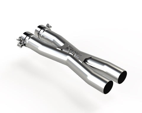 T304 Stainless Steel, 70mm X-Pipe Kit
