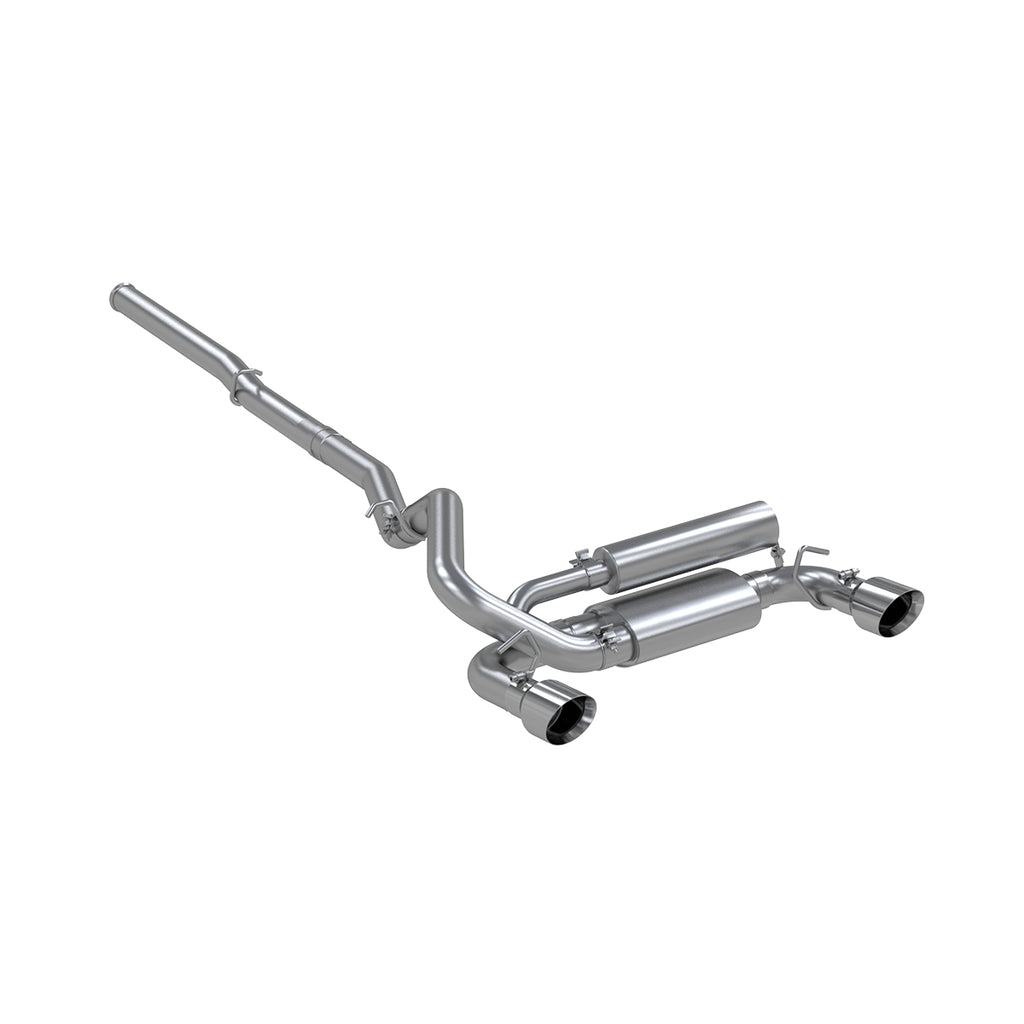 Aluminized Steel 3" Cat Back Dual Rear Outlet