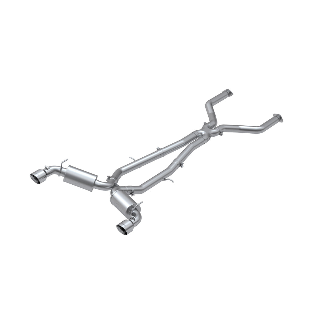 T304 Stainless Steel 3" Cat Back Dual Rear Exit