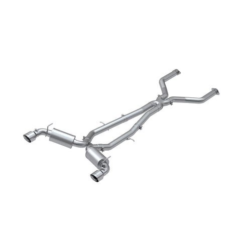 T304 Stainless Steel 3" Cat Back Dual Rear Exit