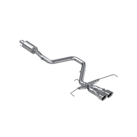 Aluminized Steel, 3" Cat Back, Dual Split Center Rear Exit