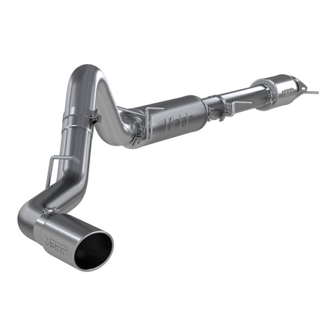 T304 Stainless Steel 4" Cat Back Single Side Exit, Street Version