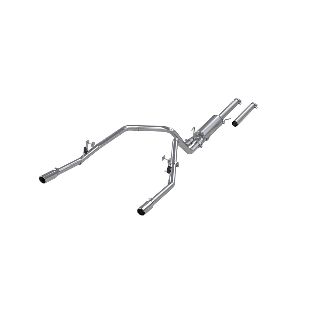 Aluminized Steel 3" Cat-Back, 2.5" Dual Rear Exit