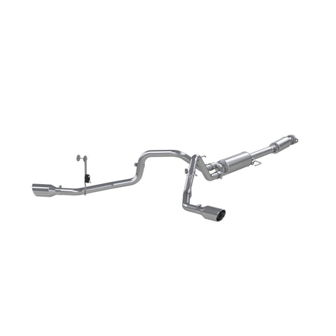 Aluminized Steel, 3" Cat-Back, 2.5" Dual Split Side
