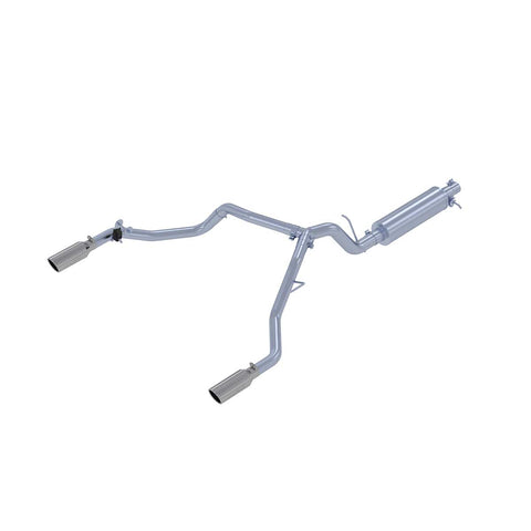 Aluminized Steel 3" Cat Back 2.5" Dual Split Rear Exit